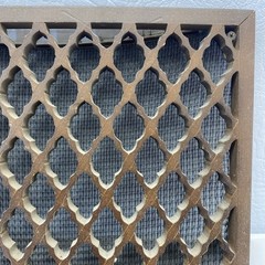 Original Sansui SP-1000 Speaker System Replacement Wood Lattice Grill Brown