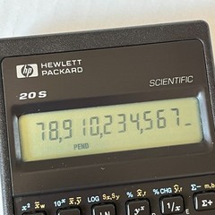 Hewlett Packard HP 20S Scientific Calculator with Slip Case Used Tested Working