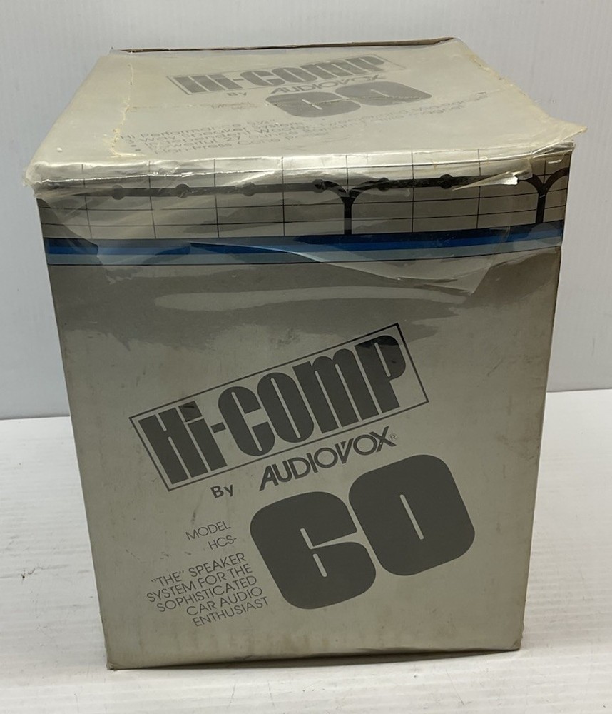 Vintage NOS Audiovox Hi-Comp HCS-60 Speakers