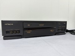 Hitachi VT-F382A VCR Plus + VHS Player Hi-Fi Stereo – No Remote – TESTED WORKING