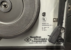 Hamilton Electronics Model 915 Record Player Portable Classroom Turntable WORKS