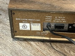Vintage Electrophonic AM/FM 8-Track Stereo Receiver, Morse Electro 947, Video!