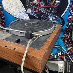 Lenco B55 Vintage Turntable Working No Belt Or Cover Selling For Parts Read