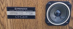 Pioneer CS-G203 3-Way Speaker System 100 Watts 6 OHM Restored w/Grills Tested