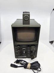 Vintage Panasonic Ranger 505 Analog TV Portable Military Style Working