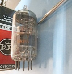 6DJ8 PAIR of RCA labelled NOS tubes. Made in Holland by AMPEREX.