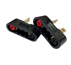 4 Plugs For Pioneer SX-424 Reciever Speaker Connectors Adapter,Also Akai, Allied