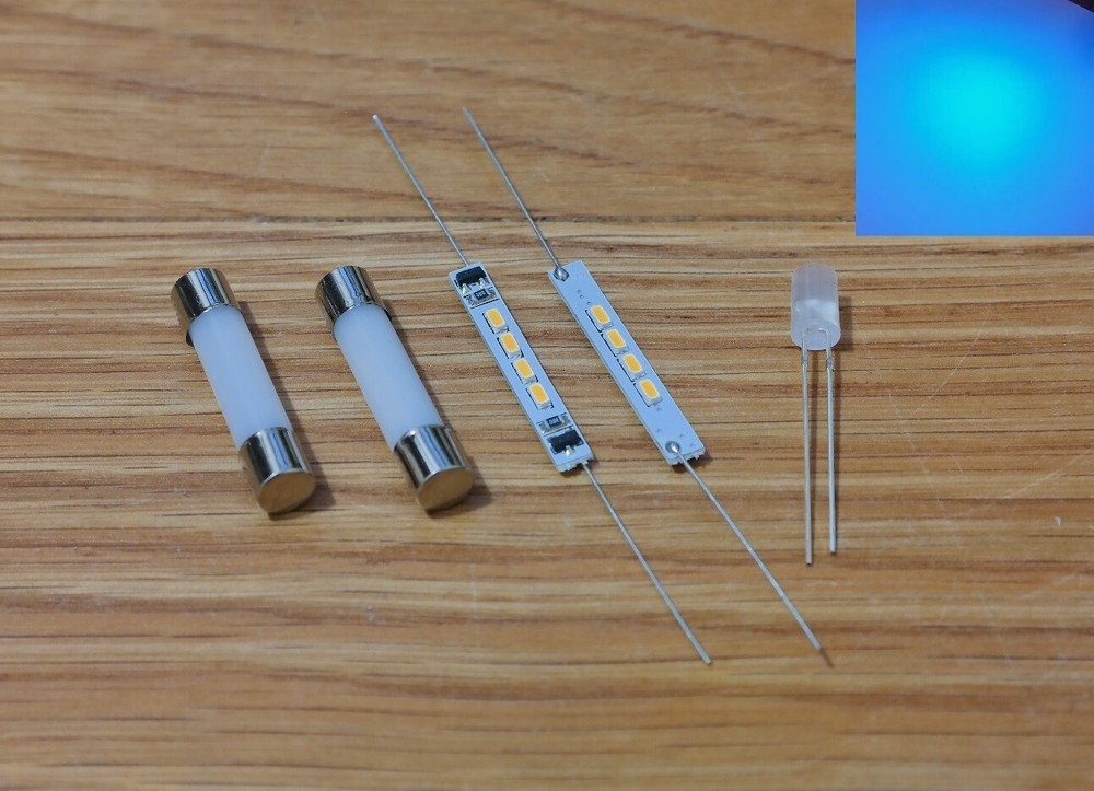 NAD 3030 3045 3080 7030 replacement meters BLUE LED lamps lights bulbs kit set