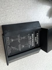 BECKMAN Tube Topper Metal Black Stand and 120AC/DC Soldering Iron USA P/N 348140