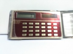 Vintage KMC 9000 Super Thin Solar Calculator tested Made in Taiwan