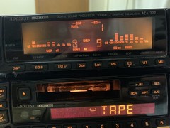ADDZEST AZA-777 Rare Car Audio Center Control & Graphic Equalizer