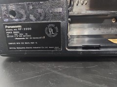 Panasonic Model No. RF-2200 FM/AM/Shortwave 8-Band Portable Radio Tested READ