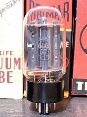 NOS RCA Blackplate 6L6GC TV7 Tested 45/25 @ 43 Milliamps Plate Current In Box