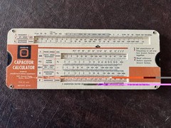 Vintage 1960’s Ohmite Capacitor Calculator