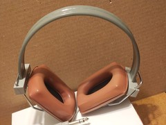 Vintage Sansui Headphones – Model SS-1 Adjustable Headband – Over Ear – FreeShip