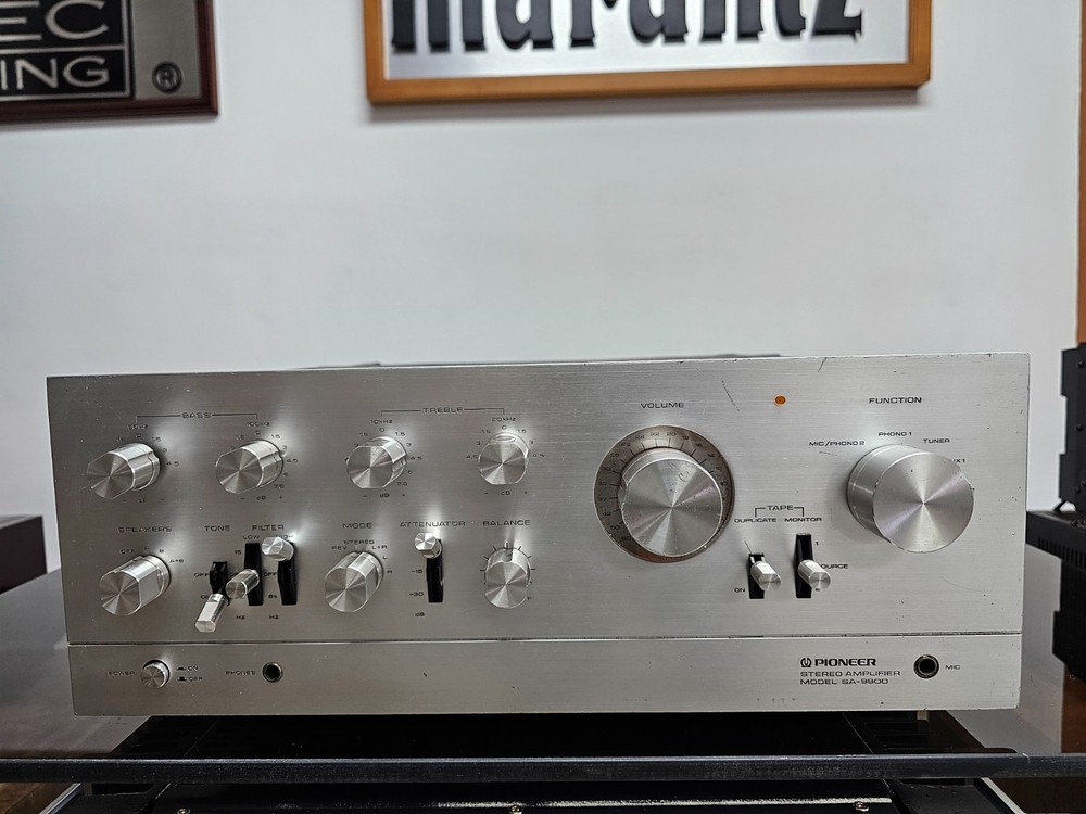 Pioneer SA-9900 Amplifier Serviced Operational Read Description.