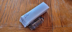 Beckman NOS 5963 12AU7 Black Plates Top Square Getter Vacuum Tube Tested