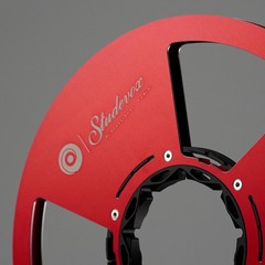 Studevox 10.5″ Edge Polished Red Aluminium Tape Reel For Reel Tape Recorders