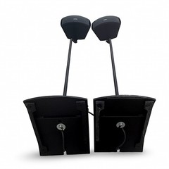 Bose 161 Speakers with Genuine UFS-20 Bose Floor Stands Pair 36” Connects To 123