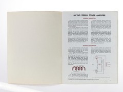 MCINTOSH MC240 MANUALS Warranty Card & Schematics MORE Original Vintage Hi-Fi
