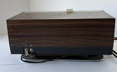 ZENITH F472W-3 Circle of Sound Flip Clock AM/FM Radio Woodgrain Radio PARTS READ