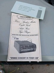 8 Track Kraco 2/4 Channel Auto Stereo with Matrix System Untested.