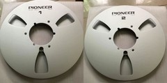 One Pair 10.5” black Pioneer Tape reel High Quality Aluminum Take Up Reel