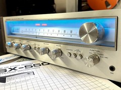 Pioneer SX-550 HiFi Receiver Stereo AF/FM Fully Tested + 30-Day $ Guarantee