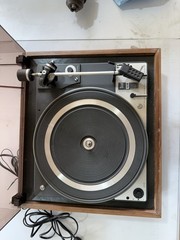Vintage Dual 1228 United Audio Turntable Record Player w/ Lid *READ DISC*