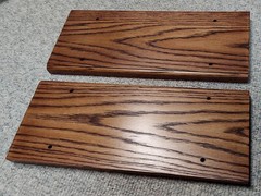 TASCAM 32, 34B Reel to Reel NATURAL WOOD SIDE PANELS