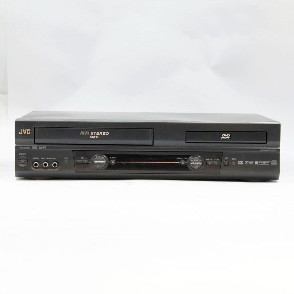 JVC HR-XVC26U DVD VCR Combo Player Recorder VHS Hi-Fi – NO REMOTE CONTROL