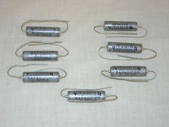 (7) .1uF 400V Sprague “Vitamin Q” Paper-in-oil Capacitors, 96P10404S2
