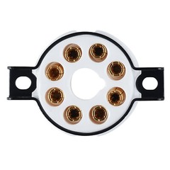 1pcs Amptata 8pin Tube Socket Octal Gold EL34 6SN7 KT88 5U4G 274B 6L6 5AR4 6V6