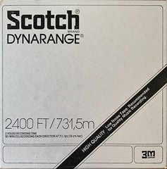 Scotch 214 Dynarange Reel to Reel Tape, TP, 7″ Reel, 3600 ft