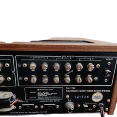 🔥Kenwood KR-6160 Vintage Stereo Receiver – BEAUTIFUL CABINET Nice Sound