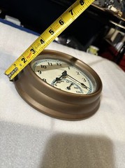 Acu-Rite Indoor Outdoor 8.5″ Quartz Clock-Thermometer