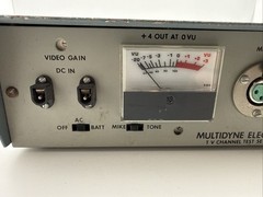 Vintage MultiDyne TS-1 TV Channel Test Set NTSC Color Bar Tone Generator