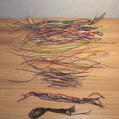 *OEM PARTS* PIONEER SX-1050 *HUGE LOT OF COLOR CODED WIRES*