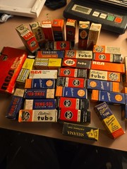 Lot of 40 GE Rca Philco Sylvania Raythoeon WESTINGHOUSE Vacuum TUBES