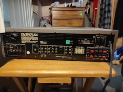 Vintage JVC JR-S501 Stereo Receiver with SEA Graphic Equalizer 120 WPC Working!