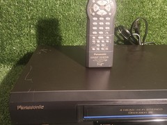 Panasonic VHS VCR Player + Remote