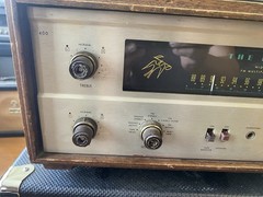 Vintage Fisher 400 Tube Stereo Receiver New Power Tubes