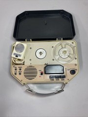Vintage Hamilton Reel to Reel Tape Recorder AS-IS Portable Uses C’s & 9V Batt.