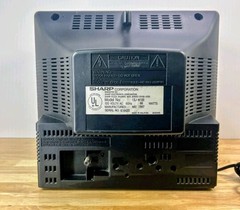 Sharp Vintage CRT Television 13J-M100 w/ Front AV RCA Audio/Video Inputs
