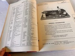 CM-3 Automatic Record Changer Service Manuals 2 & 3 Howard/Sam 1954 1st Edition