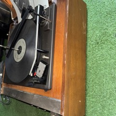RARE HH Scott Type 715 Combo Record Player Receiver Radio Wood Finish Read
