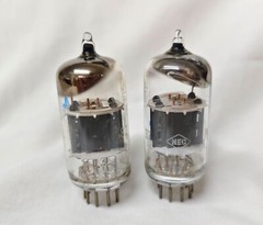 (2) 12AD7 NEC low noise version of 12AX7 Pre driver Audio vacuum tube valve