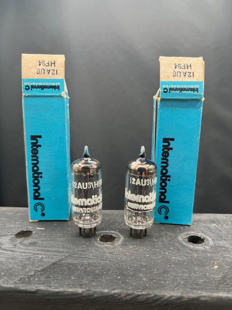International NOS/NIB 12AU6 HF94 vacuum tubes tested & guaranteed