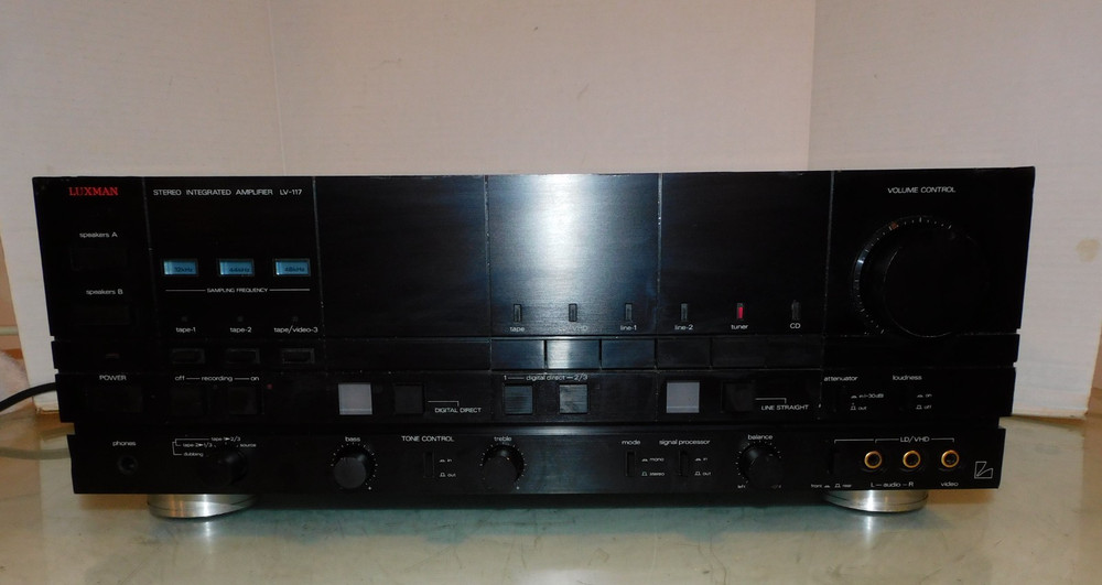 Luxman LV-117 Integrated Stereo Amplifier Working for Repair, Restoration