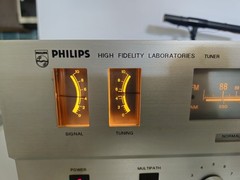 RARE VINTAGE Philips HiFi Laboratories Stereo Tuner 673 AH673 Working Tested